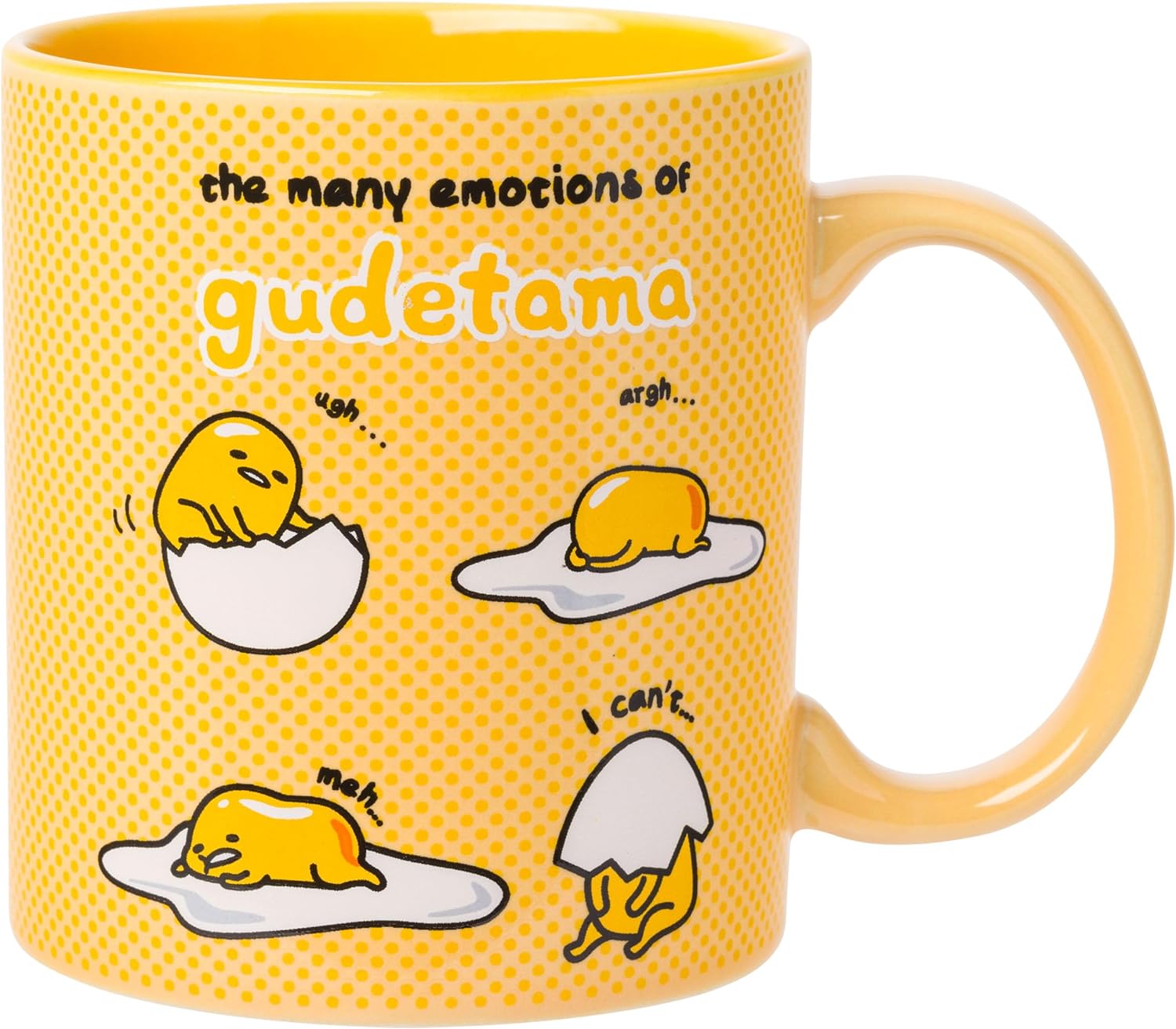 Amazon.com | Silver Buffalo Sanrio The Many Emotions of Gudetama